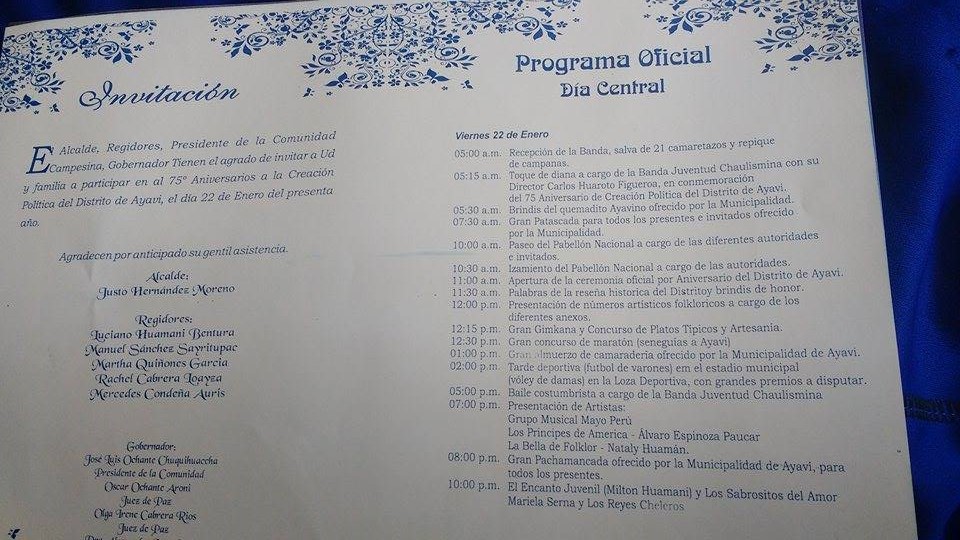 Bajada de Reyes Chaulisma